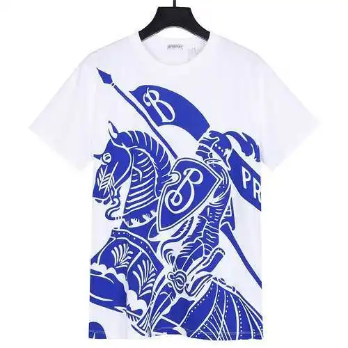 BBR/Burberry 24ss Royal Knight War Horse Printed Short-Sleeved T-shirt