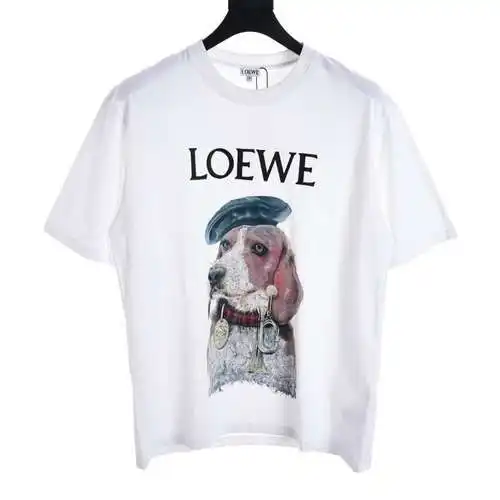 LE dog print short sleeves