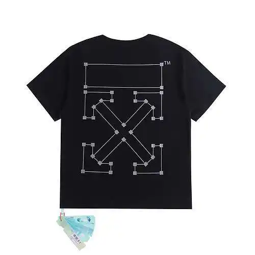 OW 20ss Constellation Arrow 3M Reflective Print Short Sleeve T-Shirt