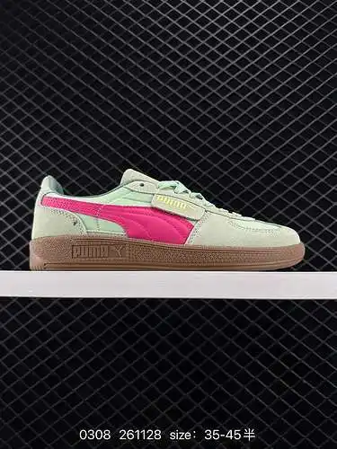 4 Artículo retro Puma Palermo OG Zapatillas de entrenamiento morales de corte bajo, antideslizantes,