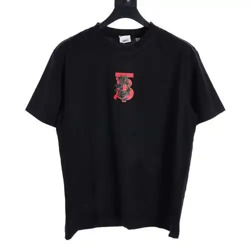 BBR 2024ss Year of the Dragon Limited Candle Dragon Print Short Sleeve T-Shirt