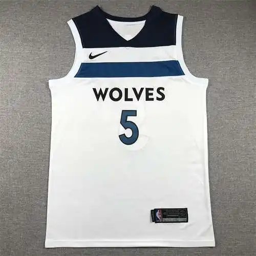 Timberwolves No. 5 Anthony Edwards Blanco