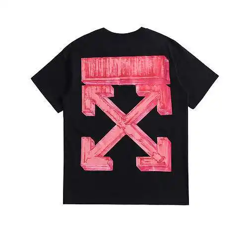 OW crayon graffiti arrow print short sleeves