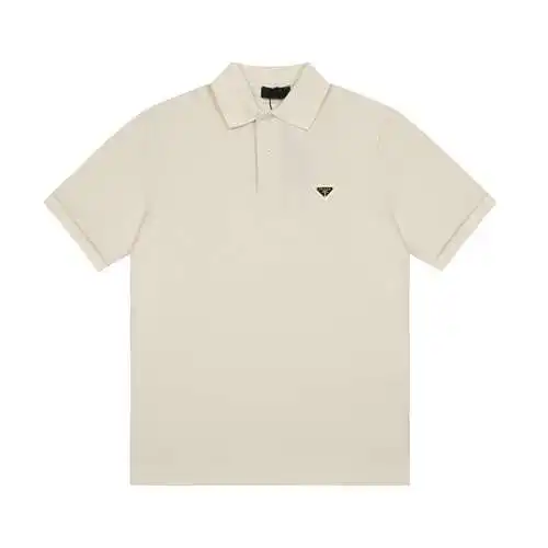 PRD Prada 24 new style polo shirt with new triangle logo on the chest