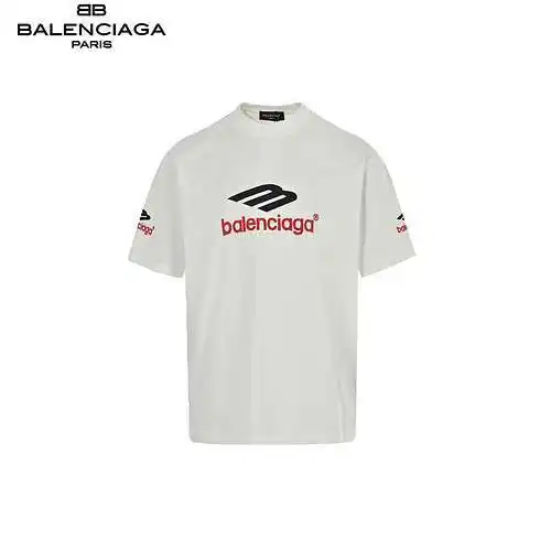 BLCG/Balenciaga 24SS front and back embroidered M short sleeves