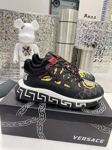 Zapatos Versace para hombre y mujer Código: 0309C80 Talla: 35-46 (personalizado a talla 46, no reemb