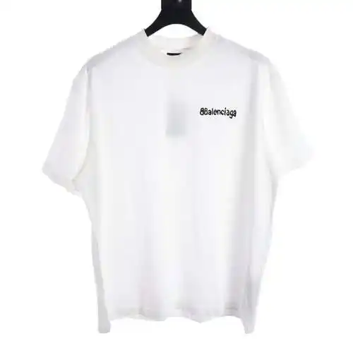 BLCG 24SS graffiti small letters printed short-sleeved T-shirt