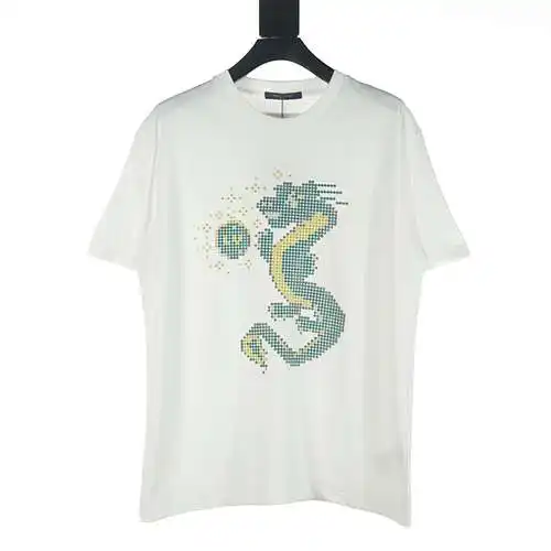 LV Year of the Dragon pixel dragon graphic short-sleeved T-shirt