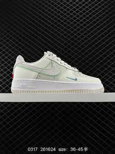 2 Nike Air Force Low Air Force 1 zapatillas deportivas informales, versátiles y de caña baja. La com