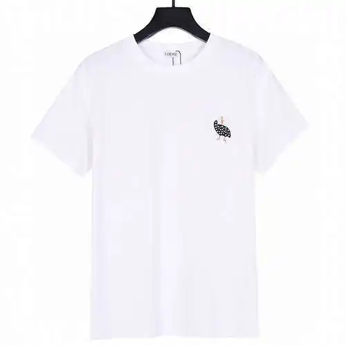 LE Luo Yiwei 24SS new spring and summer new joint Su*na Fujita guinea fowl embroidered short-sleeved