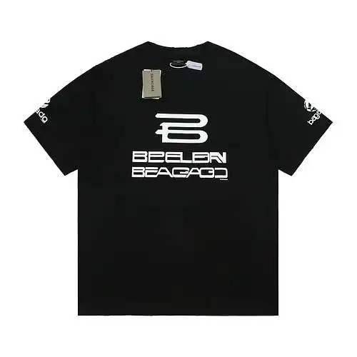 High quality BLCG Balenciaga 24ss Ai synthetic letter T-shirt