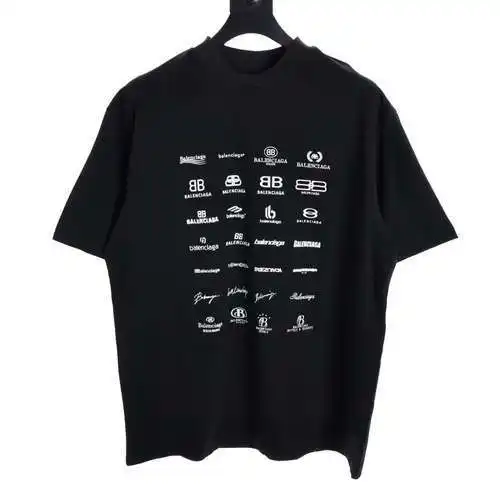 BLCG 24SS limited slogan logo short-sleeved T-shirt