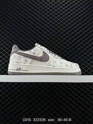 3 Nike Nk Air Force '7 LV zapatillas informales de caña baja Air Force One personalizadas con marca 