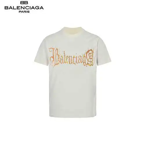 BLCG/Balenciaga flame Sanskrit ripped short sleeves