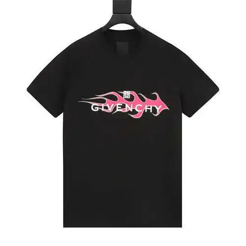 GVC 24 new style flame print short-sleeved T-shirt