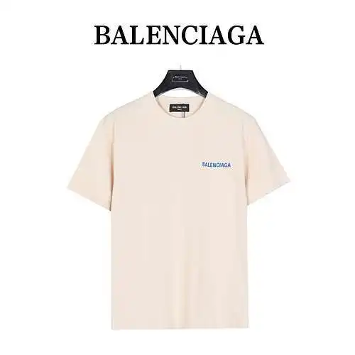Balenciaga BLCG 24ss classic front and back letter print short sleeves