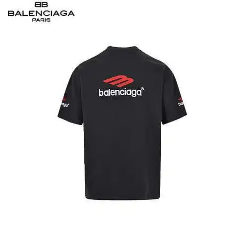 BLCG/Balenciaga 24SS front and back embroidered M short sleeves