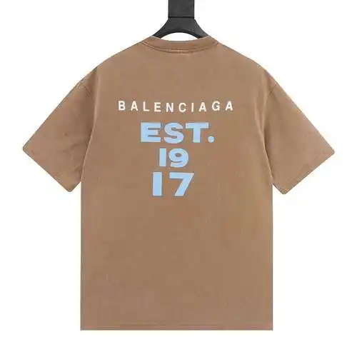 BLCG 1917 printed washed short-sleeved T-shirt