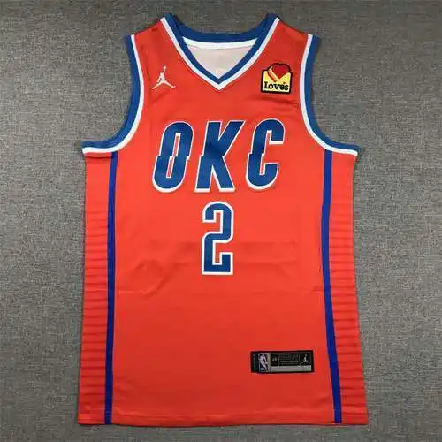 Edición de anuncio de Thunder No. 2 Shai Gilgeous-Alexander Orange