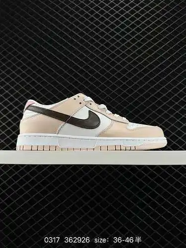 3 Zapatillas Nike Nike Dunk Low Zapatillas de skate retro Zapatillas clásicas. Hecho de cuero natura