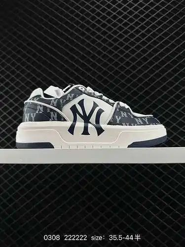 Los zapatos deportivos informales de suela gruesa NY American Football Yankees x MLB Chunky Runner B