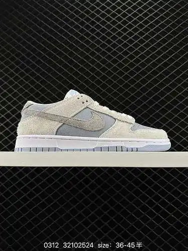 2 zapatillas Nike Nike Dunk Low Zapatillas de skate retro Zapatillas clásicas. Hecho de cuero natura