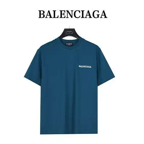 Balenciaga BLCG24ss classic front and back letter print short sleeves