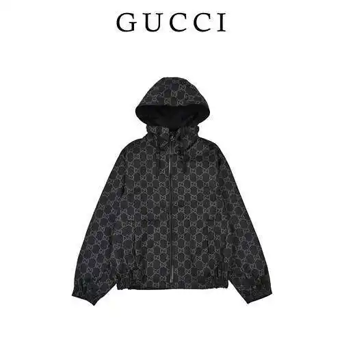 GC Gucci reversible presbyopia full-length Indonesian plaid jacket