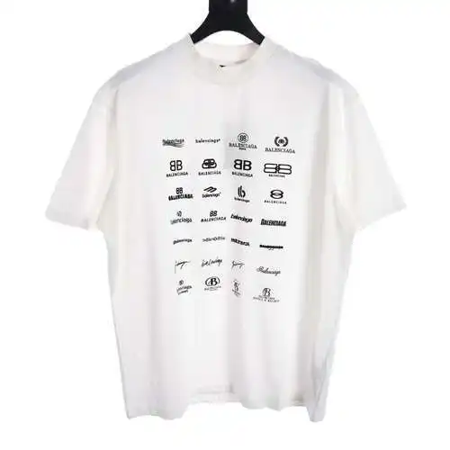 BLCG 24SS limited slogan logo short-sleeved T-shirt