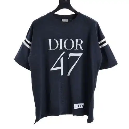 CD 24 new 47 logo printed short-sleeved T-shirt