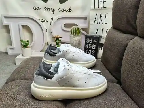 132DAdidas/ Adidas Originals Stan Smith flor verde Smith fondo grueso Adidas Originals Stan Smith fl
