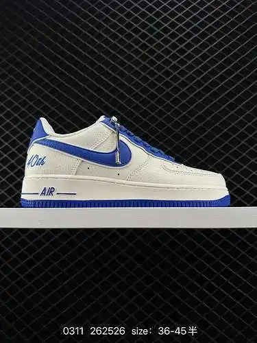 3 Oferta especial Zapatillas bajas Air Force 1 de marca compartida 4TH x Nike Air Force '7 Low JF983