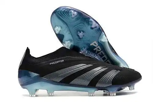 Llegada) Zapatos de fútbol Adidas Falcon 24 totalmente tejidos sin cordones y de caña alta FG PREDAT