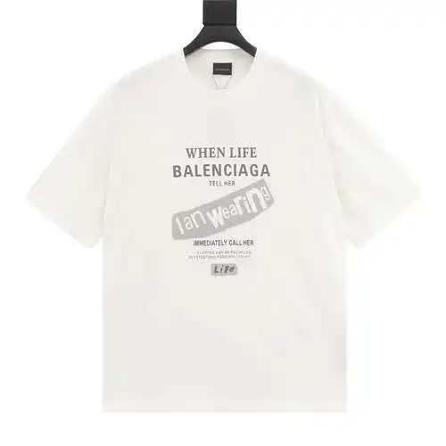 BLCG motto slogan letter print short-sleeved T-shirt