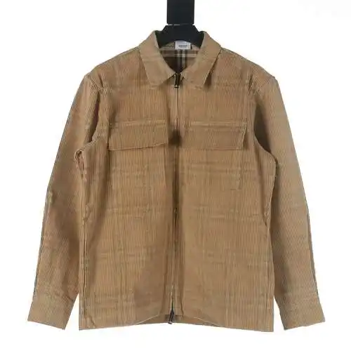 Burberry BBR 23Fw corduroy plaid jacket