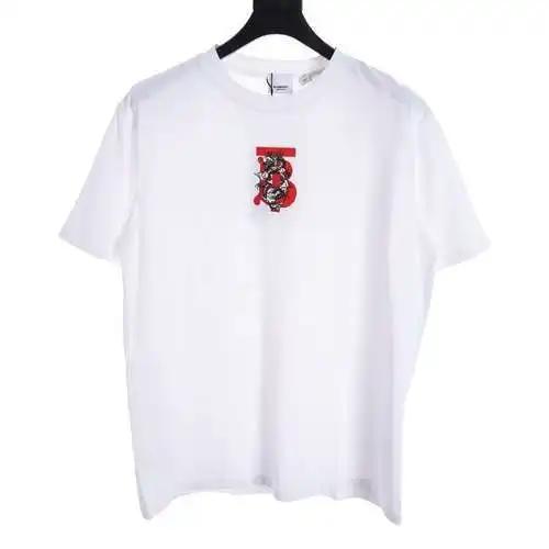BBR 2024ss Year of the Dragon Limited Candle Dragon Print Short Sleeve T-Shirt