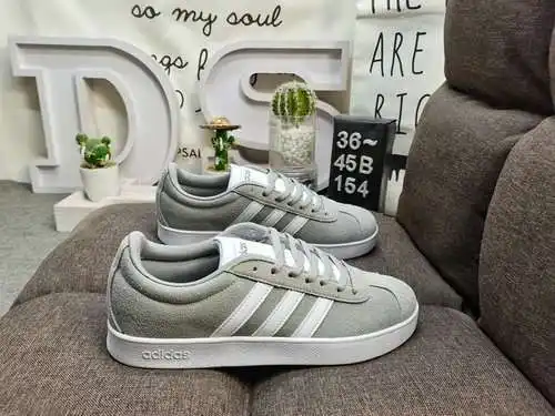 154D Adidas VL Court 2.0 NEO series zapatillas casual transpirables, cómodas y ligeras