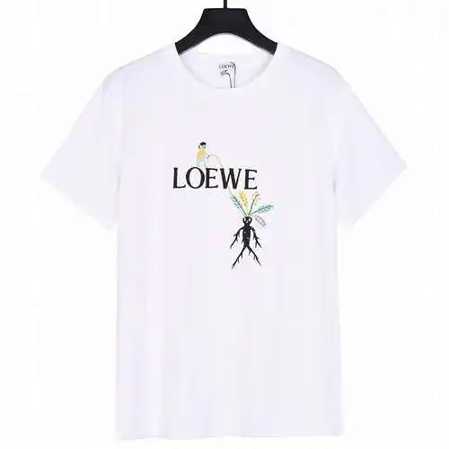 LE Loewe Groot embroidered ginseng short sleeves