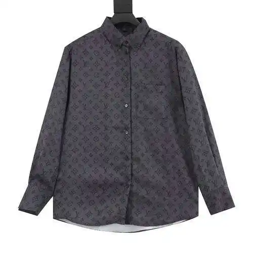 1V Presbyopia all-over printed long-sleeved shirt