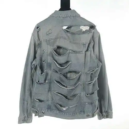Balenciaga BLCG 24SS completely worn denim jacket