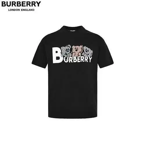 Burberry/BBR bear l0go letter printed short-sleeved T-shirt
