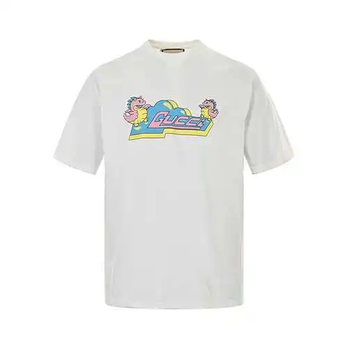 GC/Gucci 24ss Year of the Dragon series cartoon printed short sleeves