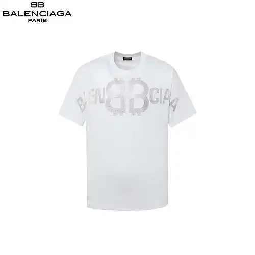 BLCG/Balenciaga gradient hot diamond large LOGO short sleeves