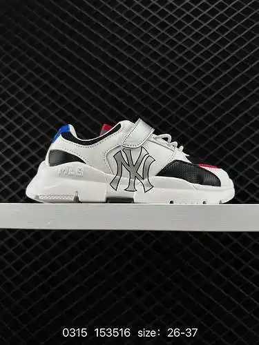 8 Los zapatos para niños de la marca deportiva MLB/Korea F&F están hechos de material superior d