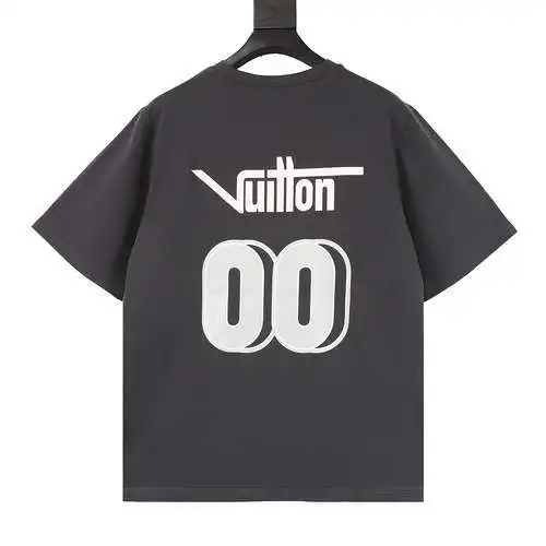 1V 00 digital printed couple short-sleeved T-shirt on the back