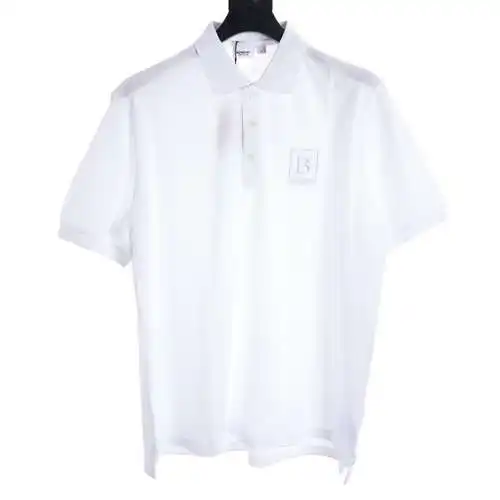 BBR 23SS short-sleeved polo shirt with B letter embroidery on the chest