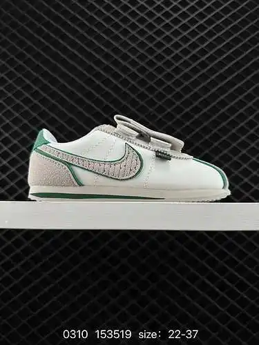 9 Los zapatos para niños Nike/Nike están hechos de un material superior de cuero espacial respetuoso