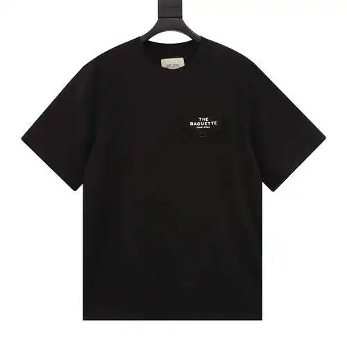 Fendi FD 23SS chest button printed pocket short-sleeved T-shirt