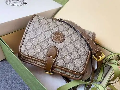 Bolso bandolera Bolso de mujer GG Bolso de hombro GG Hecho de piel de vaca original importada Calida