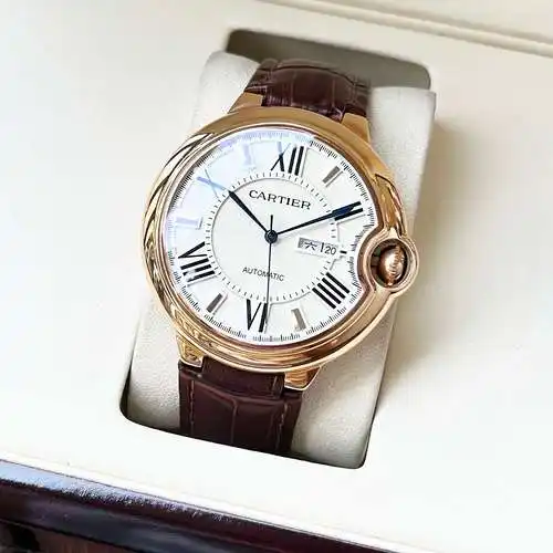 Reloj, reloj para hombre con movimiento mecánico original totalmente automático, caja y correa de ac